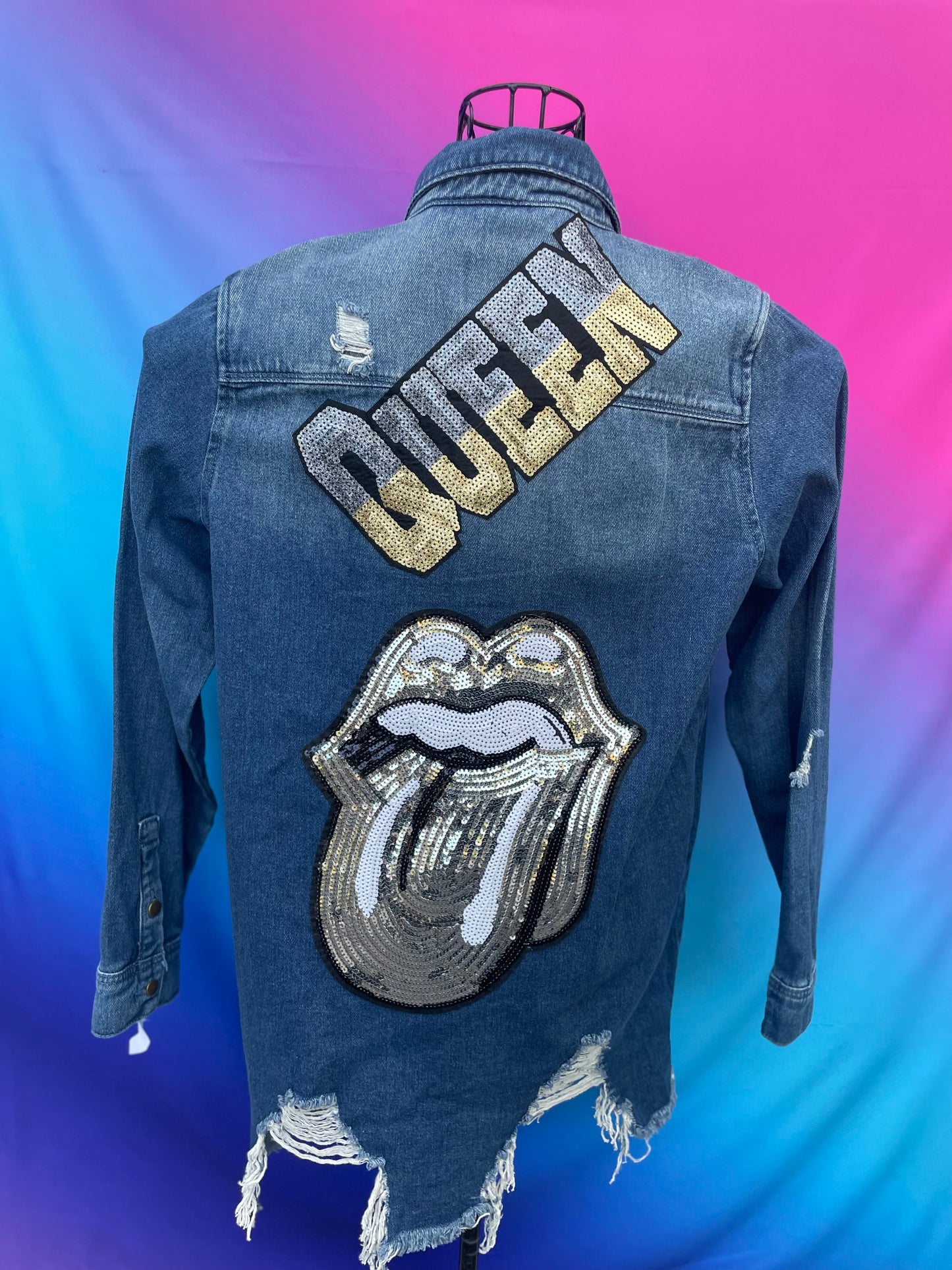 Queen Long Denim Shirt