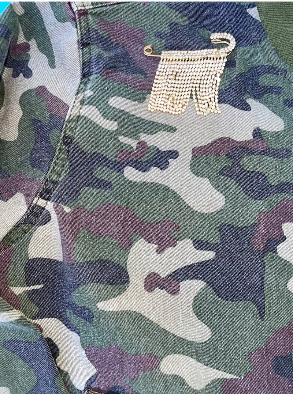 Camo Cheetah Heel