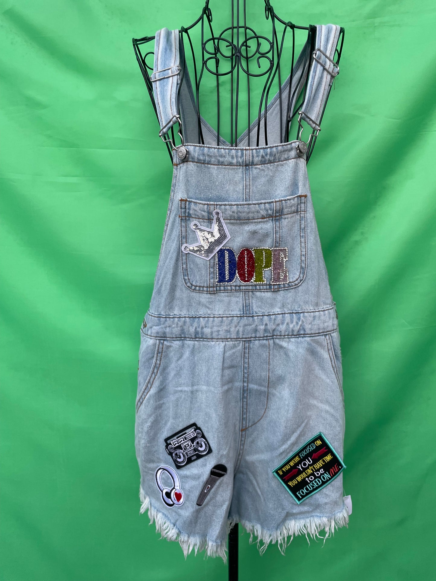 Dope Overall Shorts