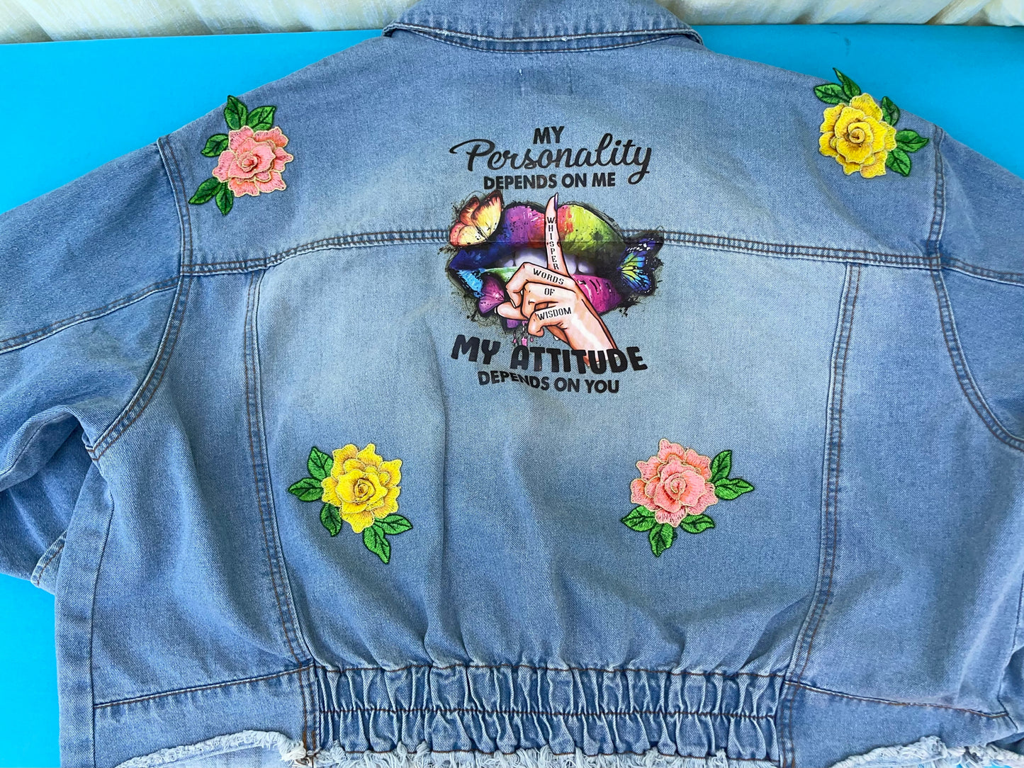 Personality. Attitude. Flowers. Butterflies