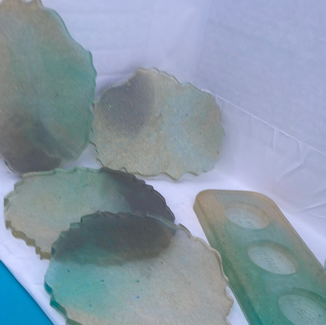 Green Beam Resin Set