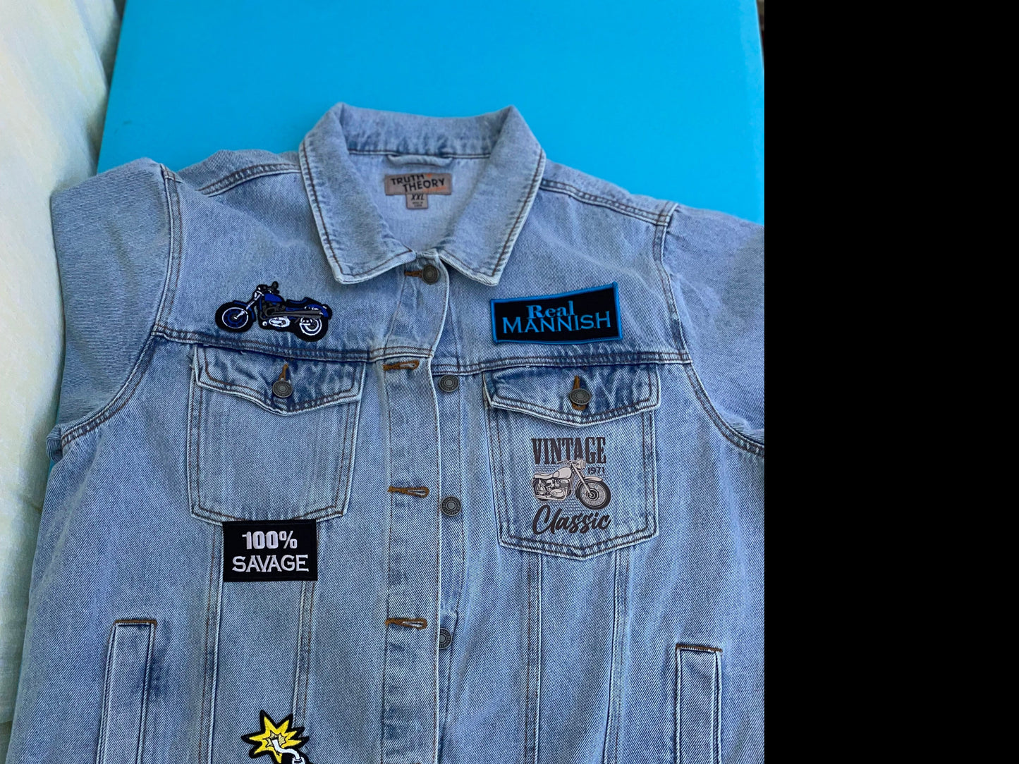 Bikers Don’t Do Grey Jean Jacket