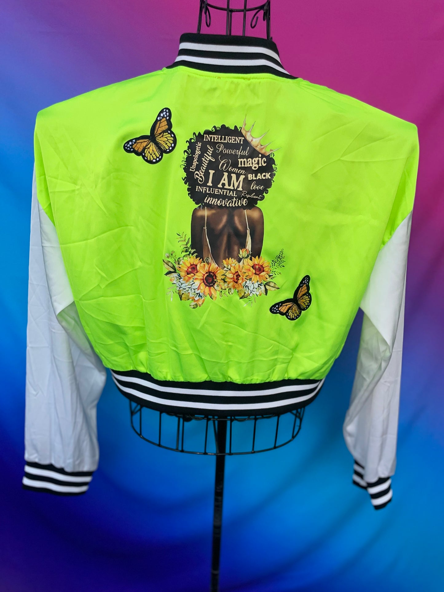 Afro Affirmations Bomber Jacket