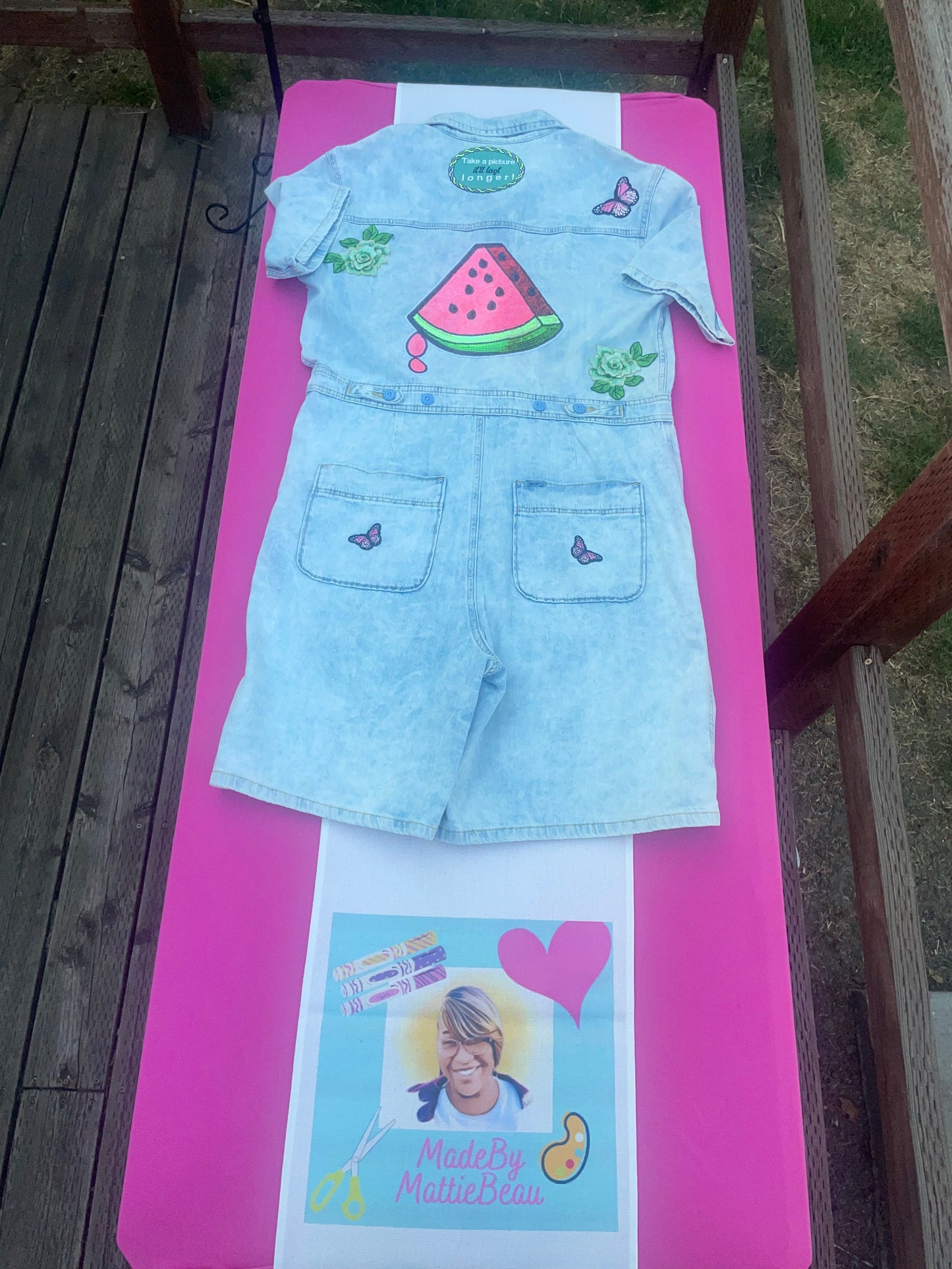 Hot Watermelon Romper