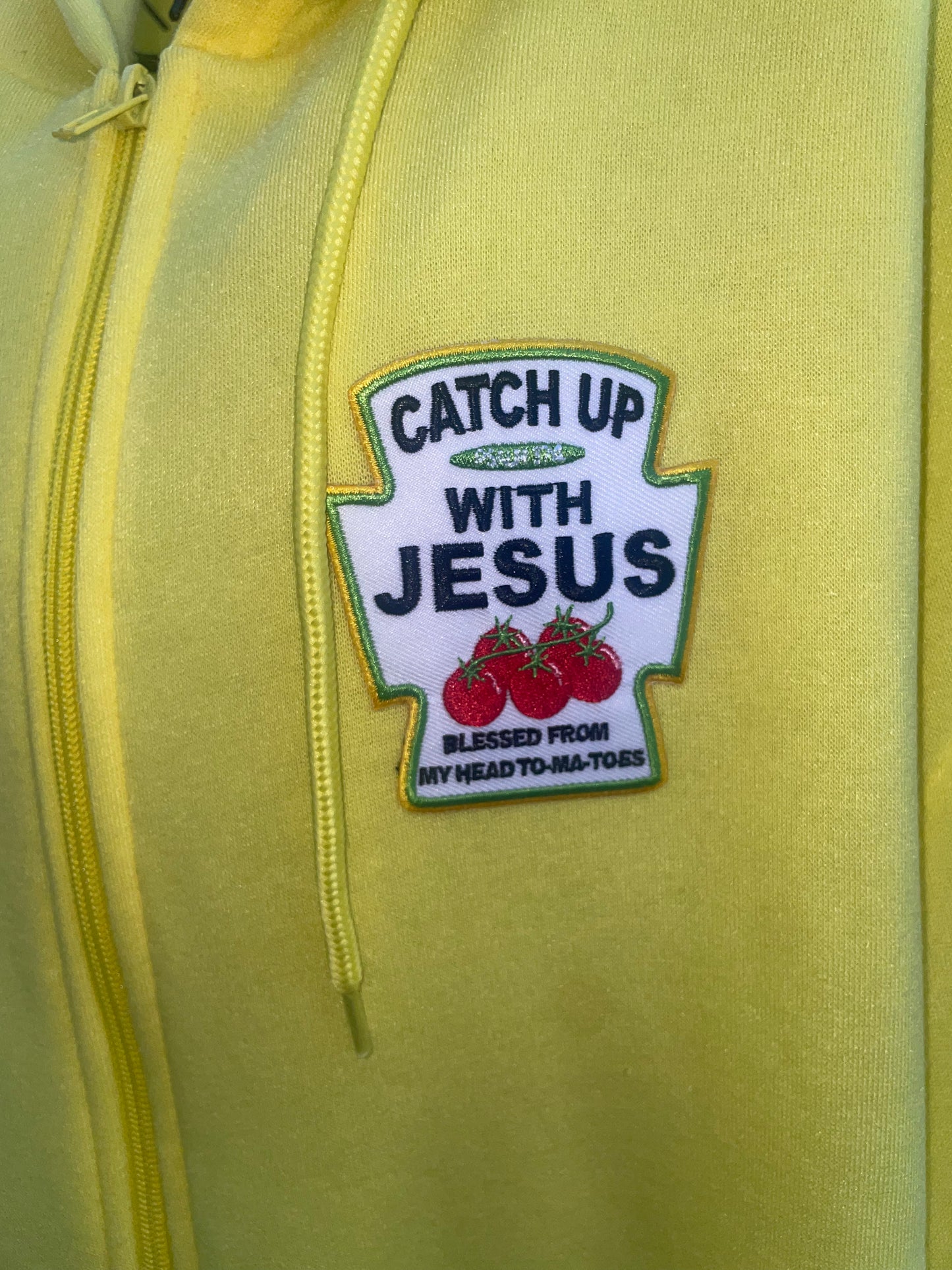 Trust God Yellow Hoodie