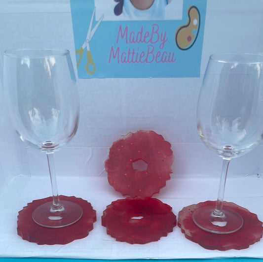 Ruby Red Coasters