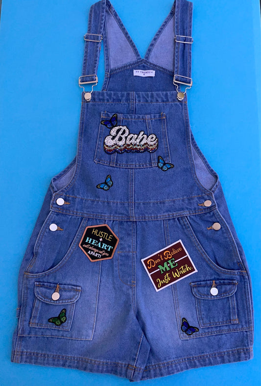 Babe Short Overalls