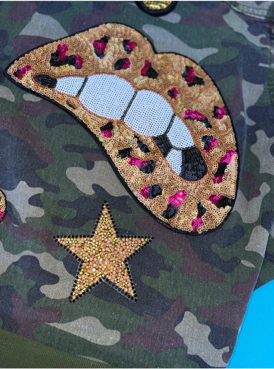 Camo Cheetah Heel